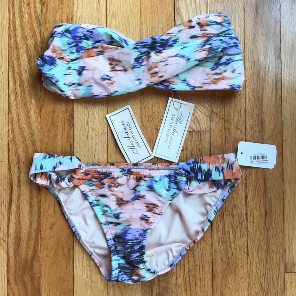 NWT Shoshanna Strapless Bikini Swimsuit